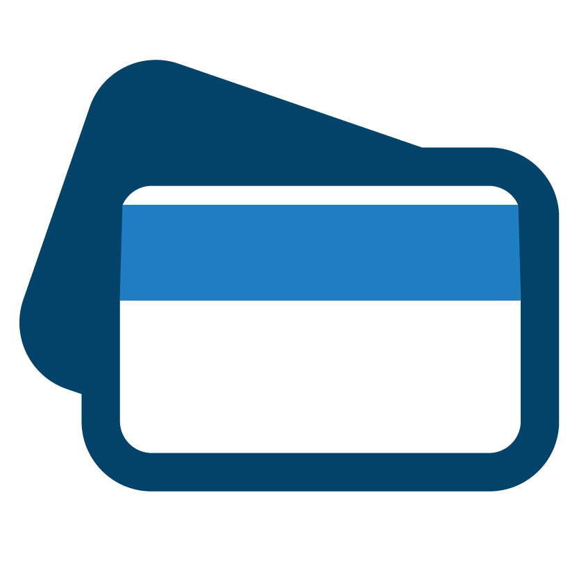 Carte di credito, carte di debito e APM Icon